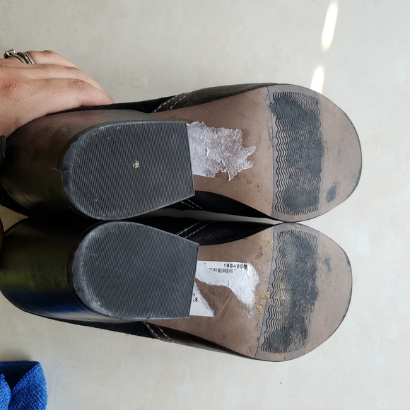 Naked Feet | Beta Black Bronze Open Toe Booties 7 - Picture 7 of 7